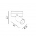IN_LINE TUB S A 60, D30mm, H60mm, LED 5.4W, 3000К, білий/білий (06.0361.8.930.WHW)