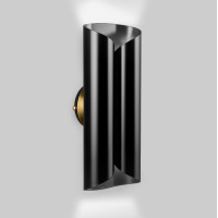 Бра Aura2 Настінний світильник Gaff Design Чорний латунь