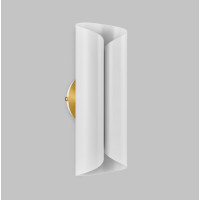 Бра Aura2 Настінний світильник Gaff Design білий латунь