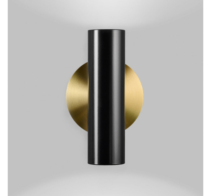 Настінний подвійний світильник Brass Бра на стіну Black