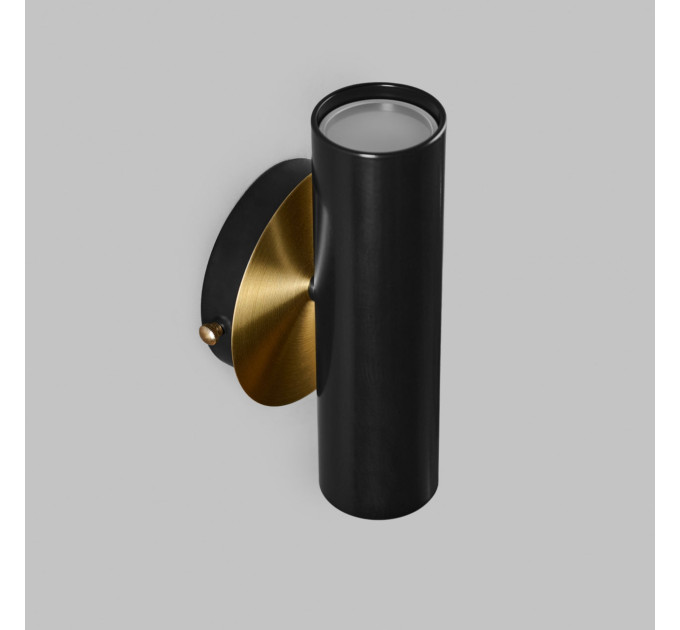 Настінний подвійний світильник Brass Бра на стіну Black