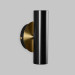 Настінний подвійний світильник Brass Бра на стіну Black