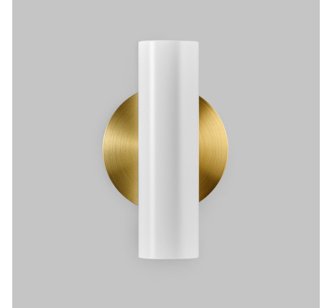Настінний подвійний світильник Brass Бра на стіну White