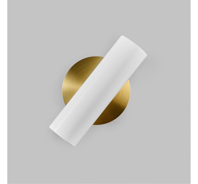 Настінний подвійний світильник Brass Бра на стіну White
