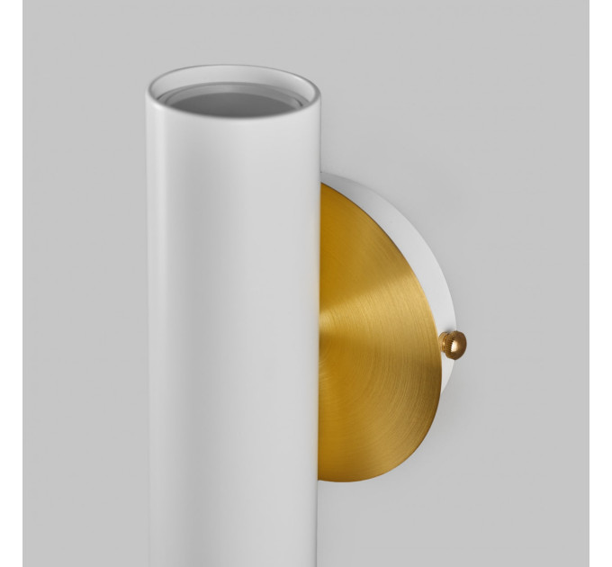 Настінний подвійний світильник Brass Бра на стіну White