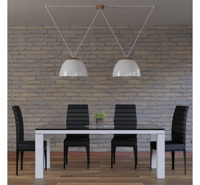 Світильник підвісний Urban light D390 Люстра сучасна в стилі лофт White