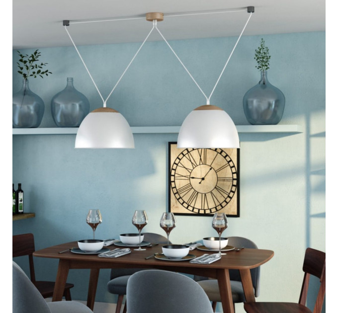 Світильник підвісний Urban light D390 Люстра сучасна в стилі лофт White