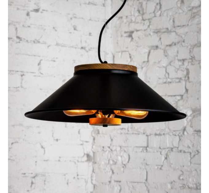 Світильник підвісний Urban light D500 Люстра сучасна в стилі лофт Black
