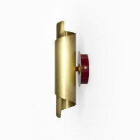 Бра Aura Настінний світильник Латунь Gaff Design Burgundy