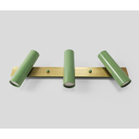 Настінний світильник Luno-3 Gaff Design Green для дзеркала ванної