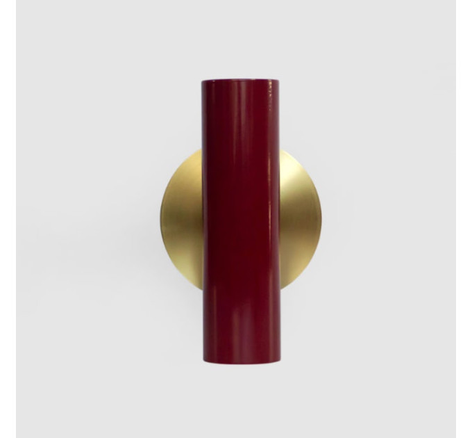 Настінний світильник Luno Burgundy Латунь Gaff Design