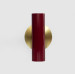 Настінний світильник Luno Burgundy Латунь Gaff Design