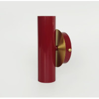 Настінний світильник Luno Burgundy Латунь Gaff Design