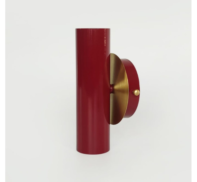 Настінний світильник Luno Burgundy Латунь Gaff Design