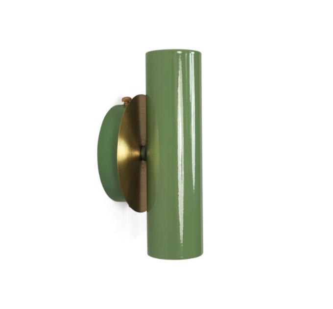 Настінний світильник Luno Green Латунь Gaff Design