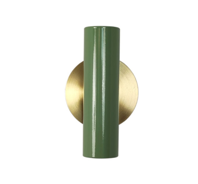 Настінний світильник Luno Green Латунь Gaff Design