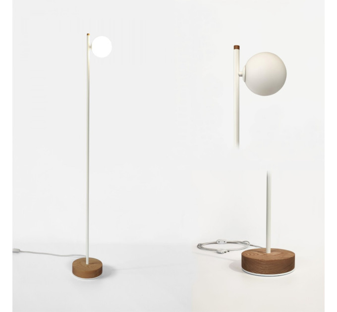 Торшер Orbit white 127 см