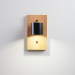 Світильник настінний Wooden Light Black Сучасний бра для спальні