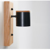 Світильник настінний Wooden Light Black Сучасний бра для спальні