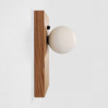 Настінний світильник Opal Wooden Light Сучасний бра для спальні в стилі лофт