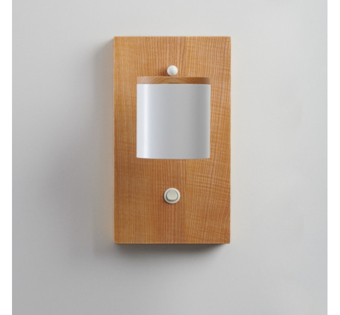 Світильник настінний Wooden Light White Сучасний бра для спальні