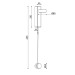 Бра KLOODI DECO WA-CLOCK 210 5W 3K BK