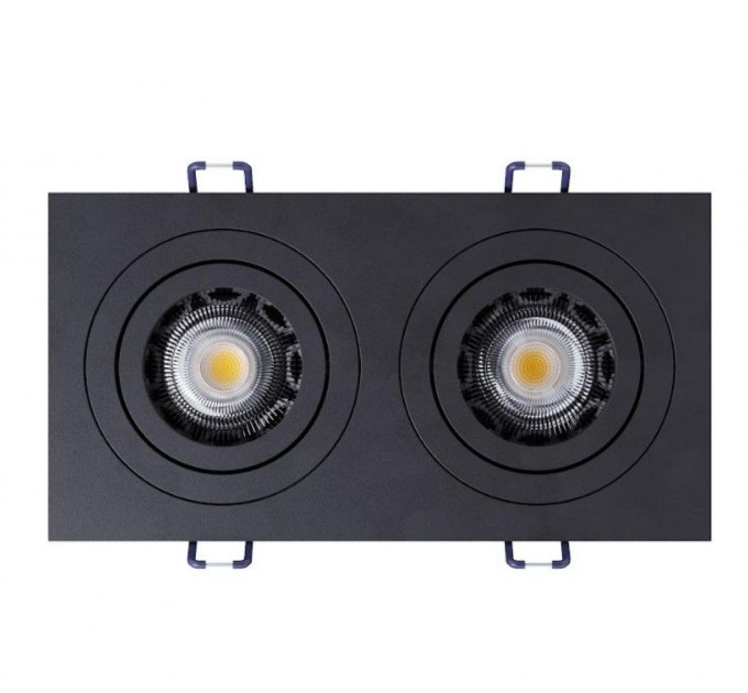Світильник точковий врізний KLOODI KD-BASE SQ92x175 GU10 BK