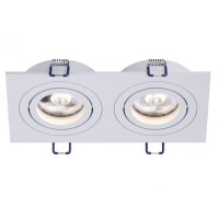 Світильник точковий врізний KLOODI KD-BASE SQ92x175 GU10 WH