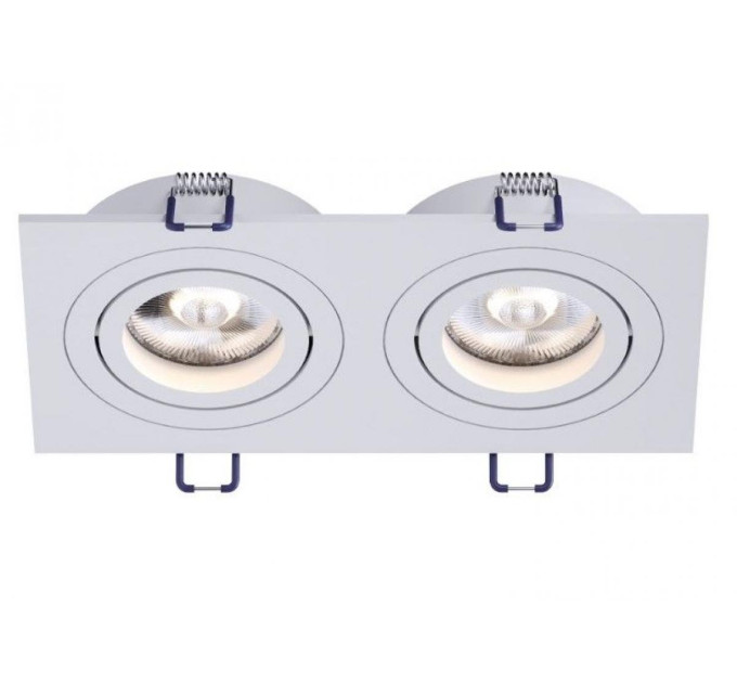 Світильник точковий врізний KLOODI KD-BASE SQ92x175 GU10 WH