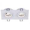 Світильник точковий врізний KLOODI KD-BASE SQ92x175 GU10 WH
