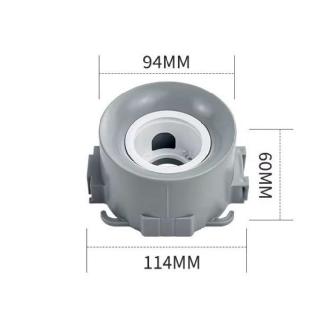 Світильник точковий для натяжної стелі KLOODI KD-CELL R95 GR