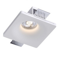 Світильник точковий врізний гіпсовий KLOODI KD-GIPS SQ120 H45