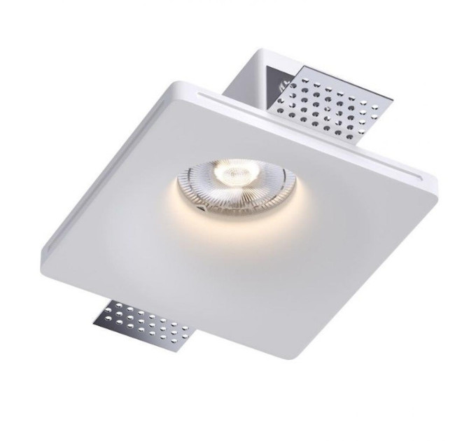 Світильник точковий врізний гіпсовий KLOODI KD-GIPS SQ120 H45