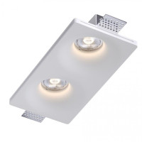 Світильник точковий врізний гіпсовий KLOODI KD-GIPS SQ120x240 H45