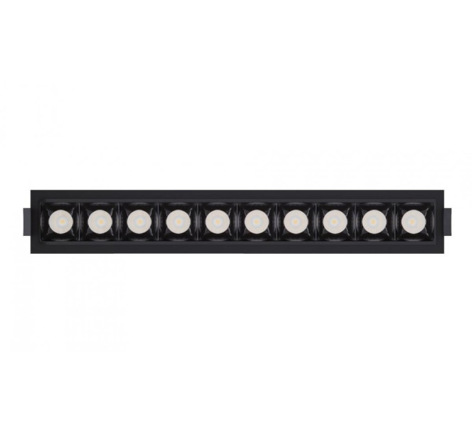 Світильник точковий врізний KLOODI KD-POINT 10X2 20W 3K BK