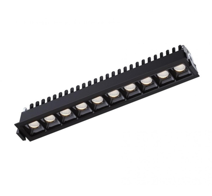 Світильник точковий врізний KLOODI KD-POINT 10X2 20W 3K BK