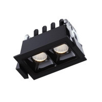 Світильник точковий врізний KLOODI KD-POINT 2X2 4W 3K BK