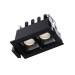 Світильник точковий врізний KLOODI KD-POINT 2X2 4W 3K BK