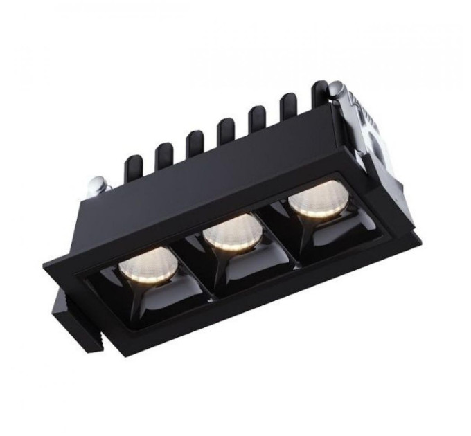 Світильник точковий врізний KLOODI KD-POINT 3X2 6W 3K BK