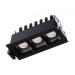 Світильник точковий врізний KLOODI KD-POINT 3X2 6W 3K BK