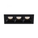 Світильник точковий врізний KLOODI KD-POINT 3X2 6W 3K BK