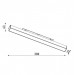 Світильник магнітний трековий KLOODI KDMG-LINE300 PC 12W 3000K BK