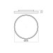 Стельовий світильник 01-3743 Dama D60cm Sand White 50w  CCT 3000K/4000K/5000K