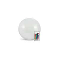 Вуличний світильник на сонячній батареї куля Goldlux 325365 Kula LED 3000K+RGB IP65 білий