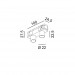 IN_LINE TUB XS A 22 X2, D22, H23mm, LED 4W, 3000К, латунь (06.2221.4.930.BR)